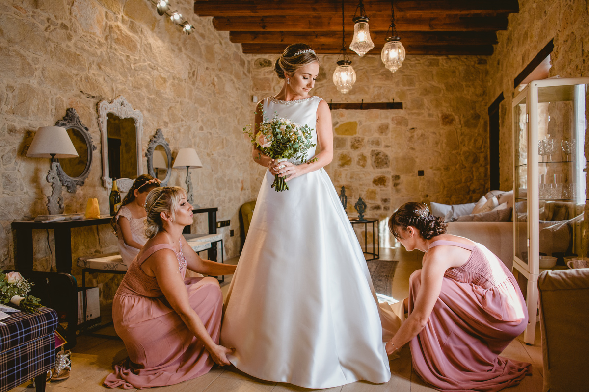 Nicola and Joel fell head over heels for Liopetro Venue for their destination wedding in Cyprus. Find inspiration and tips for your own wedding abroad here. Beziique Cyprus Wedding Photographer