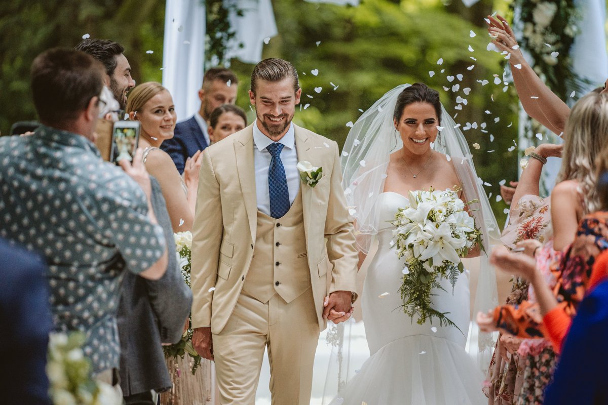 Fall for this breathtaking France wedding, featuring a woodland ceremony and the best party ever, captured by their Escape to the Chateau wedding photographers