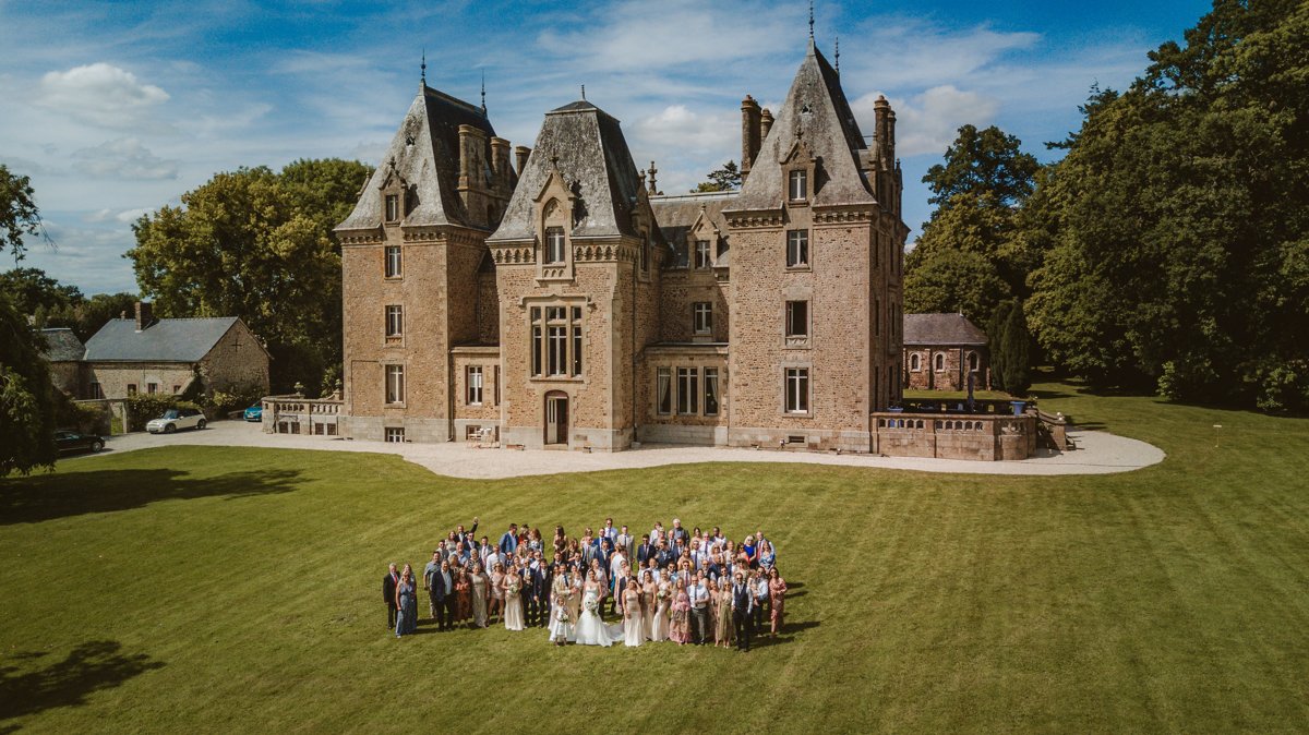 Fall for this breathtaking France wedding, featuring a woodland ceremony and the best party ever, captured by their Escape to the Chateau wedding photographers