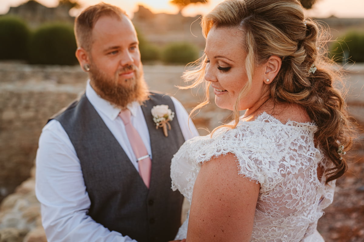 Fall feet first for Jess and Andy's Liopetro wedding in Cyprus, filled with sizzling sunsets and romantic smoke flares, captured by Kouklia wedding photographer